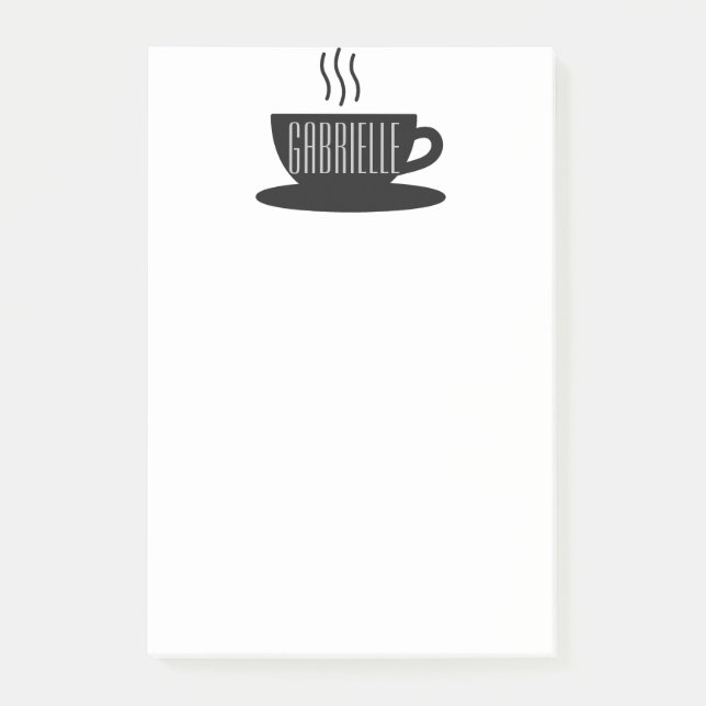 MONOGRAM COFFEE Post-it Notes (Front)