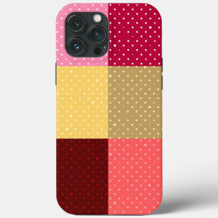 Monogram Colourful Dots Stylish iPhone 13 Pro Max Case