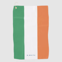Monogram. Colours of Ireland Flag.