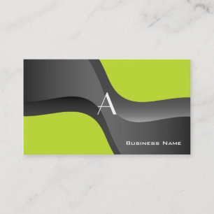 Monogram Contemporary Business Card