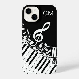 `Monogram cool Musical Notes and Piano Keys iPhone 14 Case