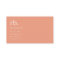 Monogram Coral Peach Elegant Feminine Minimalist
