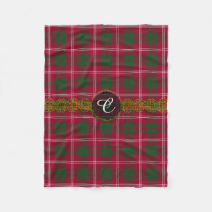Monogram Crawford Tartan Fleece Blanket