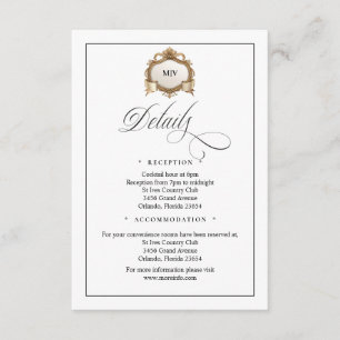 Monogram Creat QR Code Enclosure Card