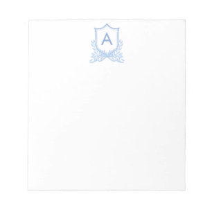 Monogram Crest Note Pad