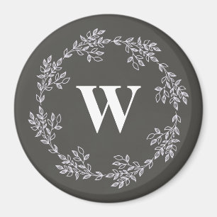 Monogram Cruise Ship Cabin Door Marker Grey Magnet