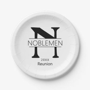 Monogram Custom Family Reunion Plate