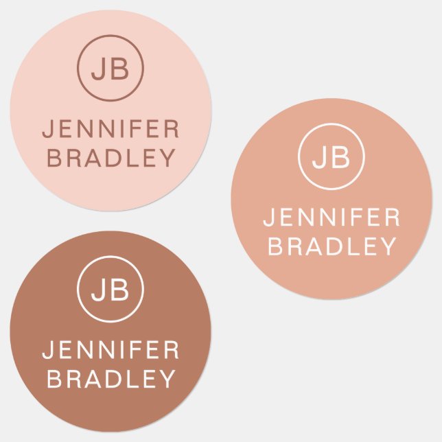 Monogram Custom Name Clothing Tags School (Group)