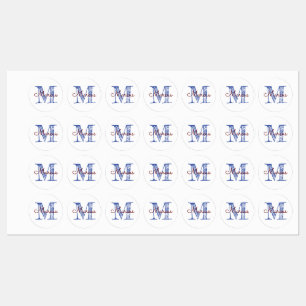 Monogram Custom Name Kid's Clothing Labels