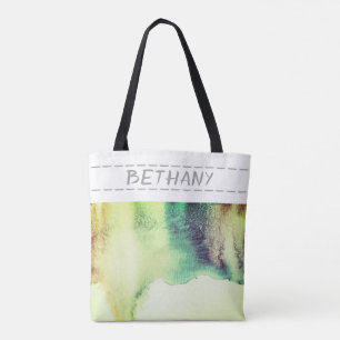 monogram custom personalised stylish tote bag