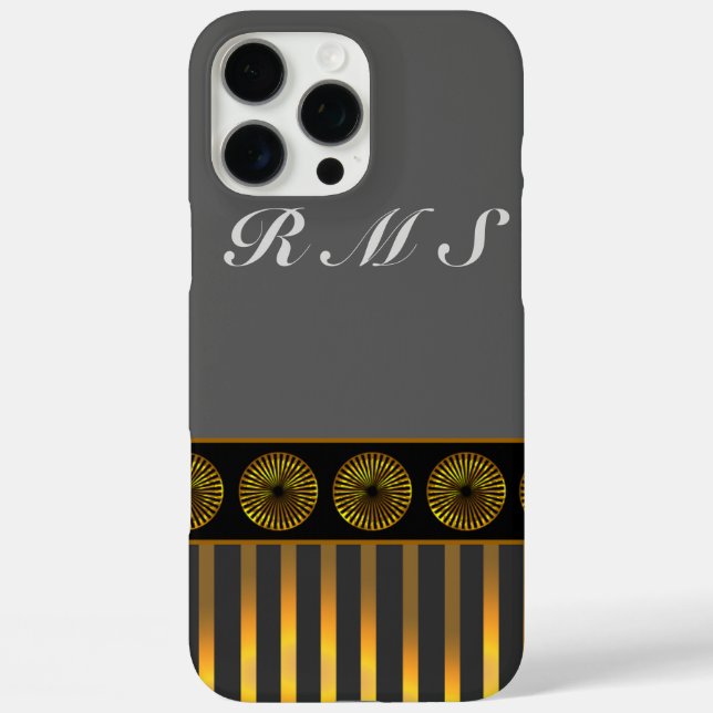 Monogram Customise iPhone 7 Plus, Barely There Case-Mate iPhone Case (Back)