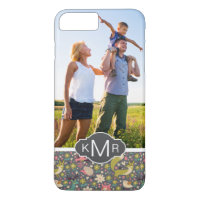 Monogram | Cute Forest Animals Pattern