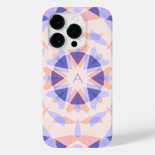 Monogram Cute Purple Pretty Pink Magic Star Girl’s Case-Mate iPhone 14 Pro Case