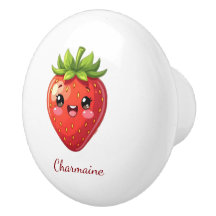 Monogram cute strawberry kawaii