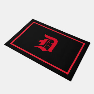 Monogram D Old English Trim Doormat
