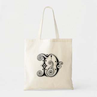 Monogram "D" Tote Bag