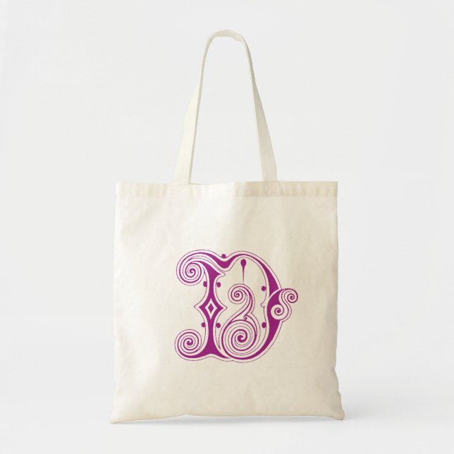 Monogram "D" Tote Bag (Front)