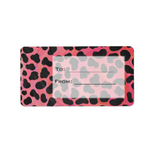 Monogram Dalmatian Black and Red Label