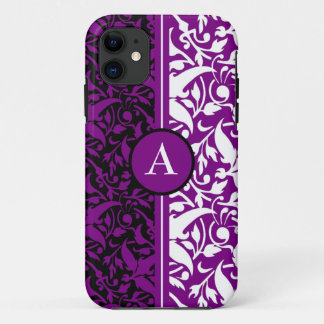 monogram damask iPhone 11 case