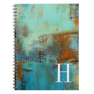 Monogram   Deja Blue Notebook