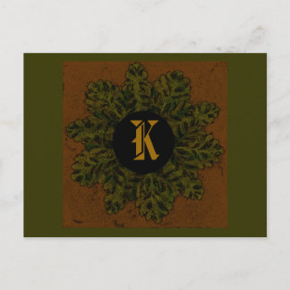 Monogram Design 03, Postcard