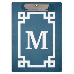 Monogram design clipboard