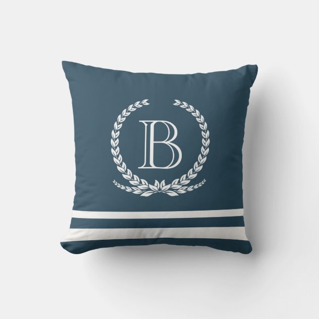 Monogram design cushion (Front)