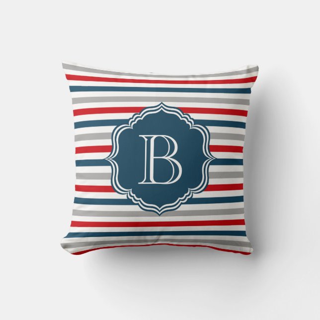 Monogram design cushion (Front)