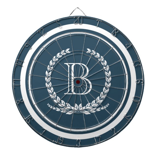 Monogram design dartboard (Front)