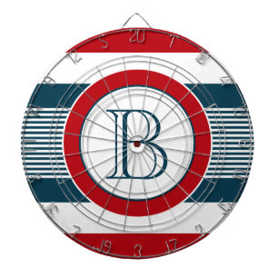 Monogram design dartboard