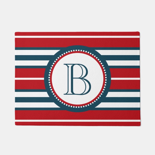 Monogram design doormat (Front)
