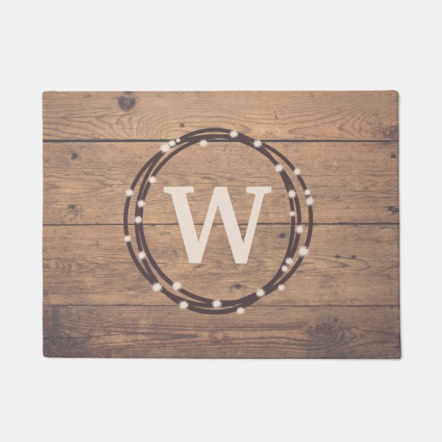 Monogram design doormat (Front)