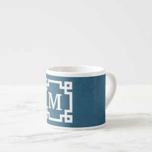 Monogram design espresso cup
