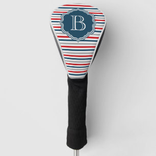 Monogram design golf head cover