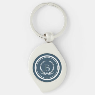 Monogram design key ring