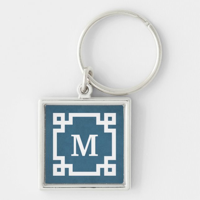 Monogram design key ring (Front)
