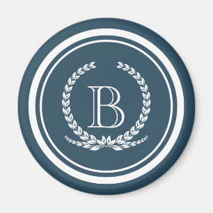 Monogram design magnet