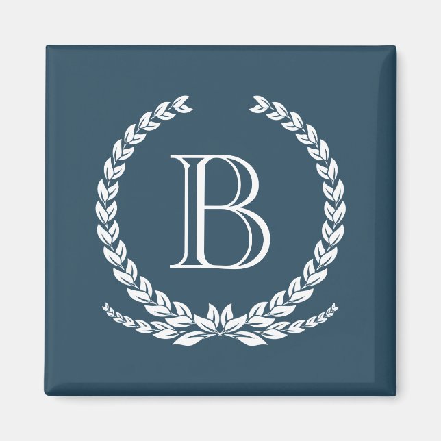 Monogram design magnet (Front)
