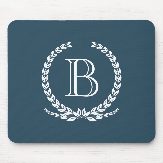 Monogram design mouse mat (Front)