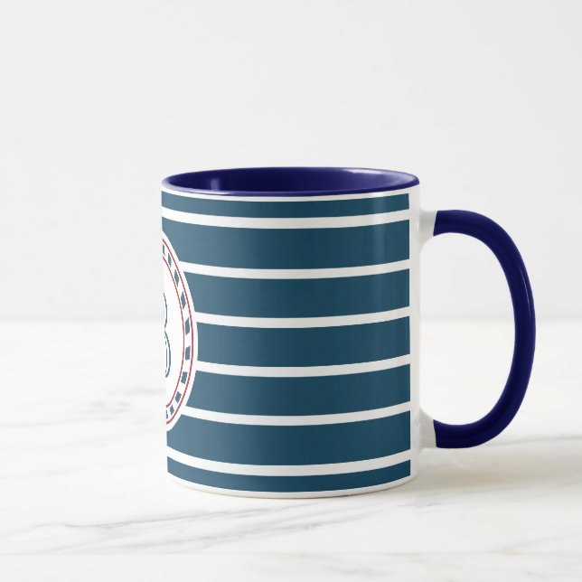 Monogram design mug (Right)