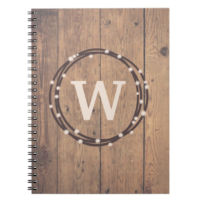 Monogram design notebook (Front)