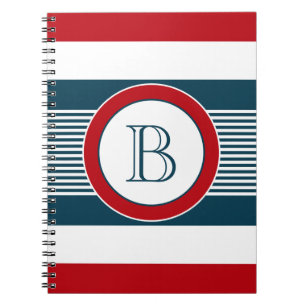 Monogram design notebook