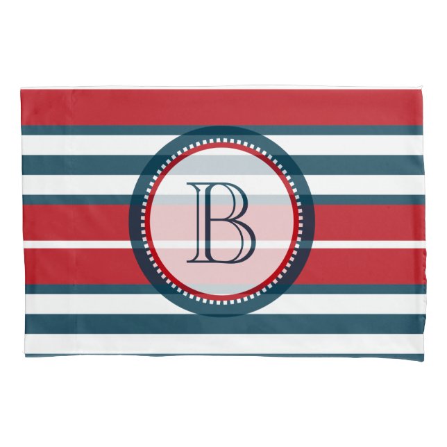 Monogram design pillowcase (Front)