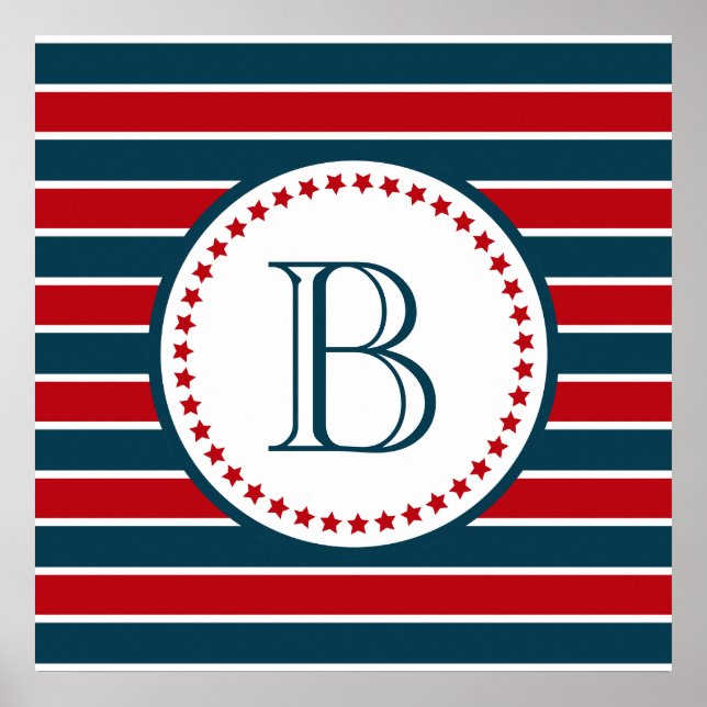 Monogram design poster (Front)