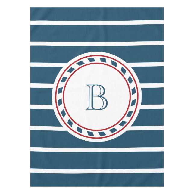 Monogram design tablecloth (Front)