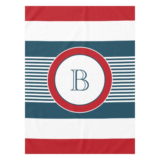 Monogram design tablecloth (Front)