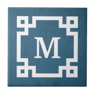 Monogram design tile