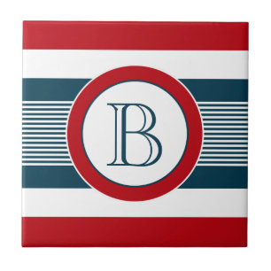 Monogram design tile