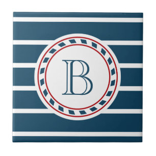 Monogram design tile