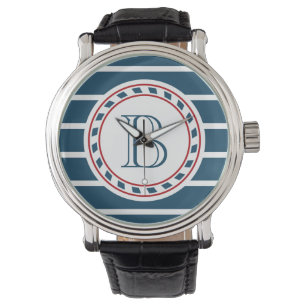 Monogram design watch